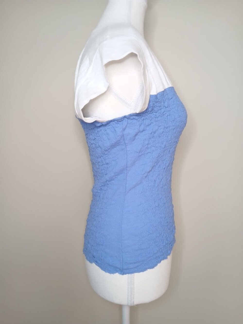 Anthropologie Maeve Smocked Muscle Top Size Small - Picture 3 of 7